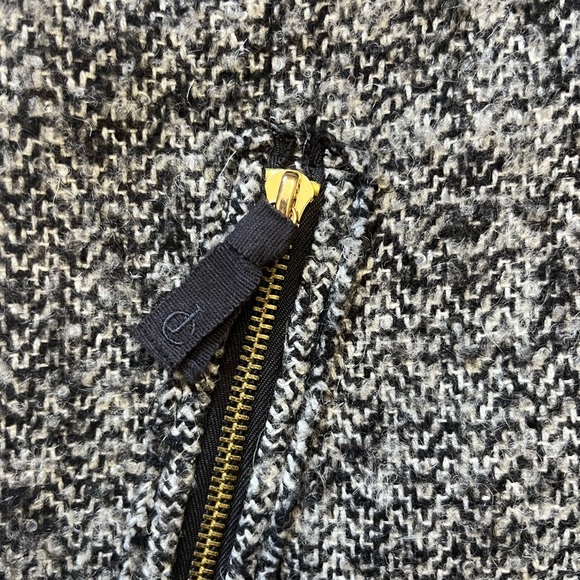 Juicy Couture Tweed Pea Coat w/ Faux Fur Collar S | Holiday Party Chic - Picture 11 of 15